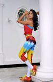 Calça Corsário tye dye